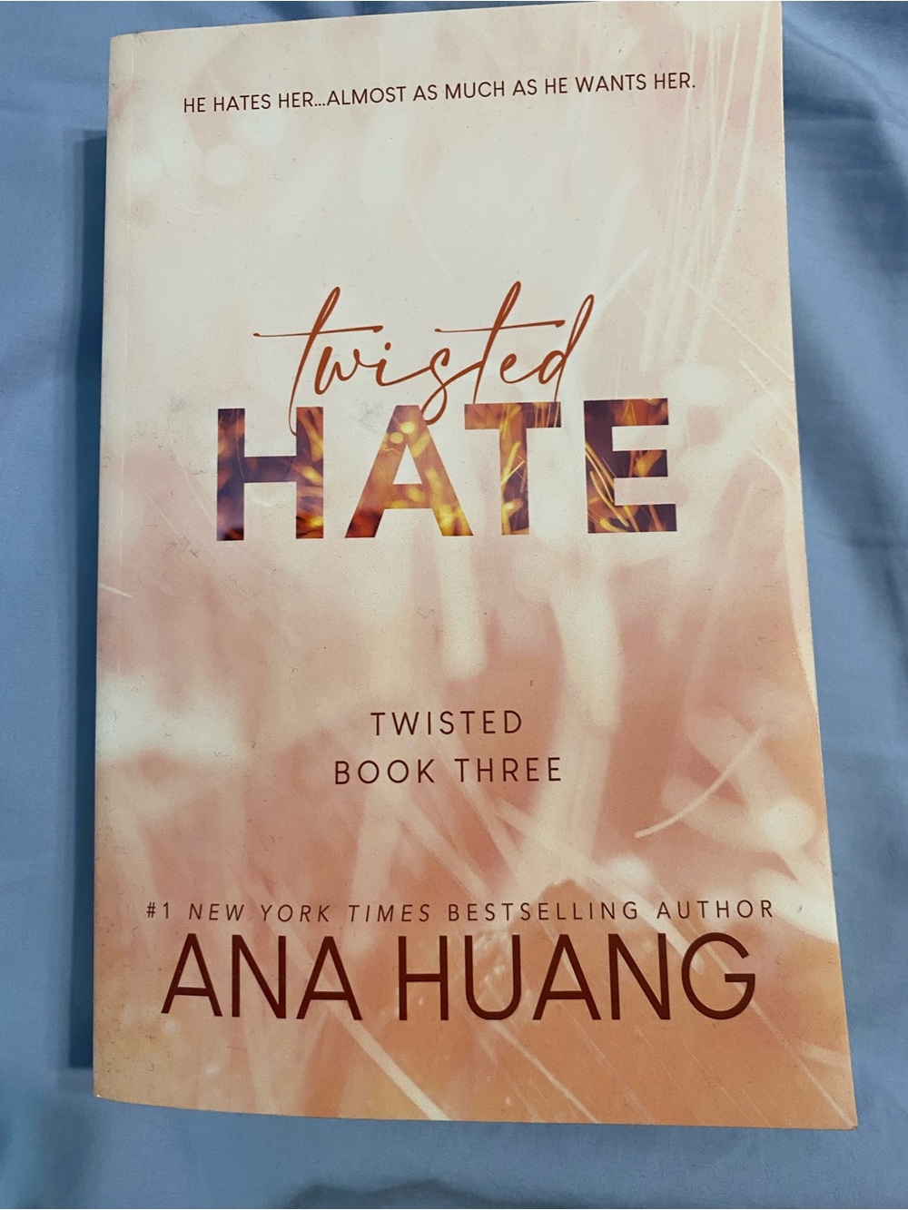 Twisted Hate by Ana Huang - Peach Pink Paperback